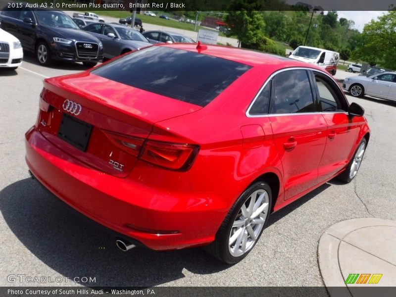 Brilliant Red / Black 2015 Audi A3 2.0 Premium Plus quattro