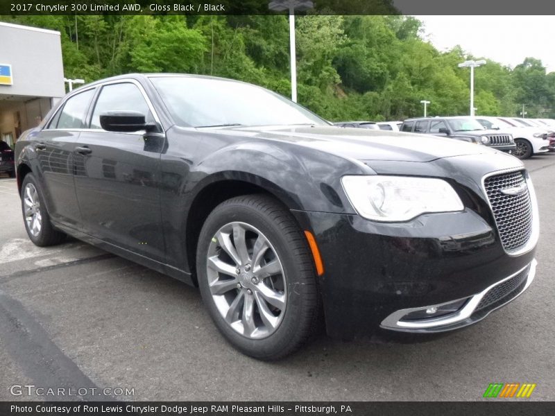 Gloss Black / Black 2017 Chrysler 300 Limited AWD