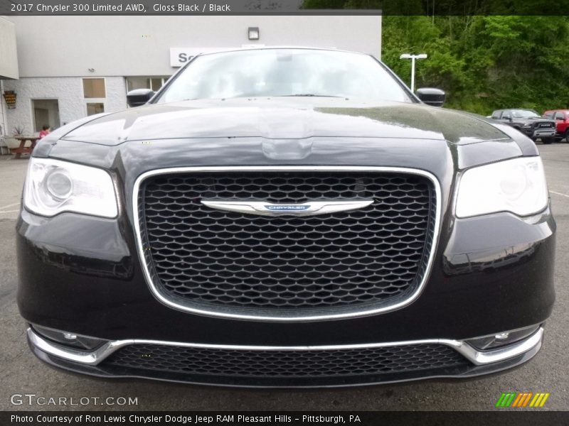 Gloss Black / Black 2017 Chrysler 300 Limited AWD