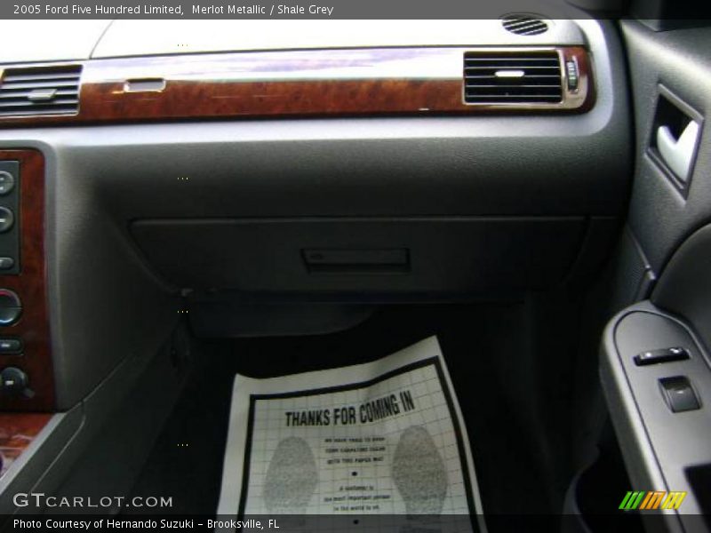 Merlot Metallic / Shale Grey 2005 Ford Five Hundred Limited