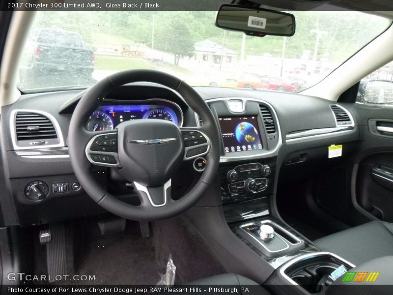 Gloss Black / Black 2017 Chrysler 300 Limited AWD