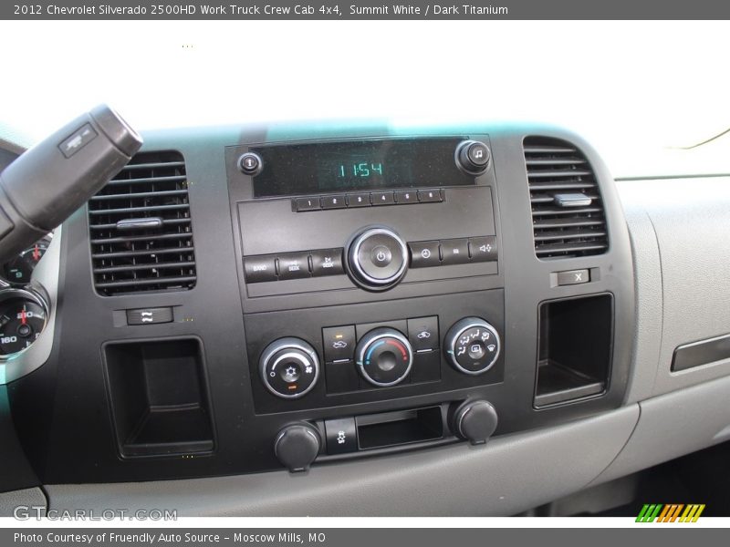 Summit White / Dark Titanium 2012 Chevrolet Silverado 2500HD Work Truck Crew Cab 4x4