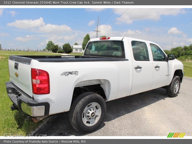 Summit White / Dark Titanium 2012 Chevrolet Silverado 2500HD Work Truck Crew Cab 4x4