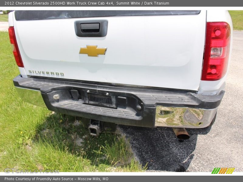 Summit White / Dark Titanium 2012 Chevrolet Silverado 2500HD Work Truck Crew Cab 4x4