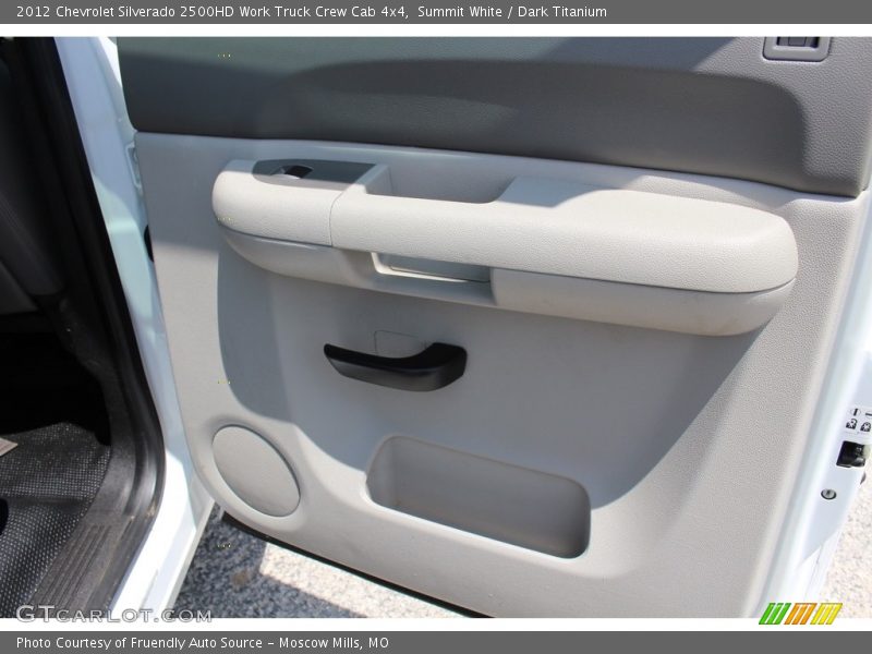 Summit White / Dark Titanium 2012 Chevrolet Silverado 2500HD Work Truck Crew Cab 4x4