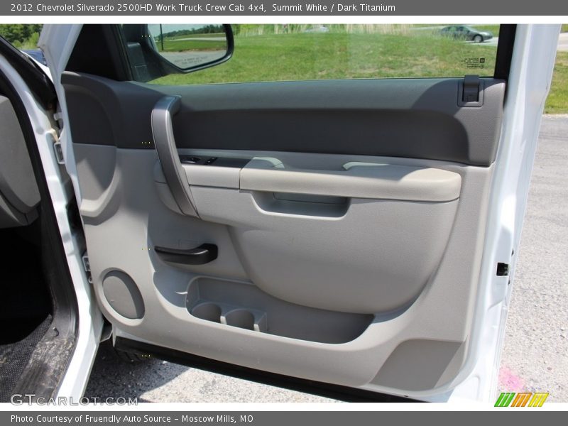 Summit White / Dark Titanium 2012 Chevrolet Silverado 2500HD Work Truck Crew Cab 4x4