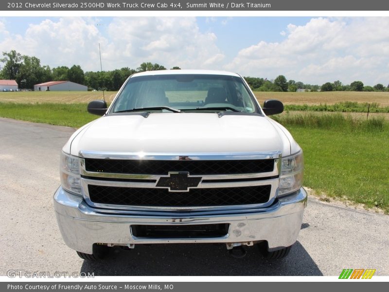 Summit White / Dark Titanium 2012 Chevrolet Silverado 2500HD Work Truck Crew Cab 4x4
