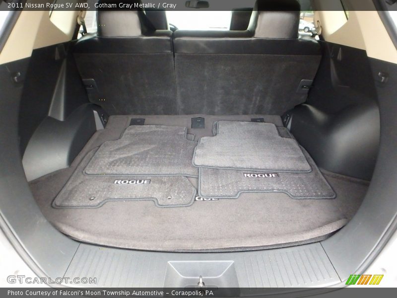 Gotham Gray Metallic / Gray 2011 Nissan Rogue SV AWD
