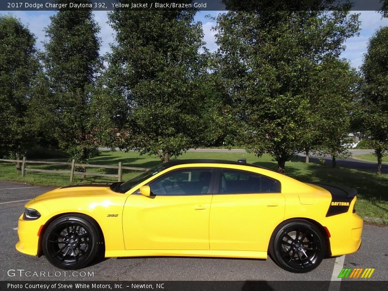 Yellow Jacket / Black/Brazen Gold 2017 Dodge Charger Daytona 392