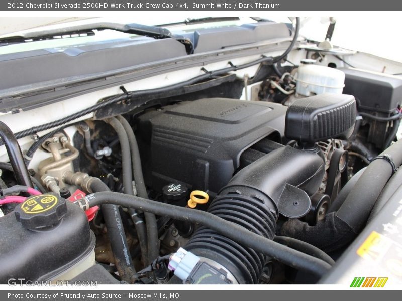 Summit White / Dark Titanium 2012 Chevrolet Silverado 2500HD Work Truck Crew Cab 4x4