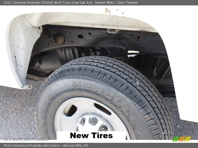 Summit White / Dark Titanium 2012 Chevrolet Silverado 2500HD Work Truck Crew Cab 4x4