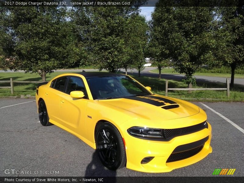 Yellow Jacket / Black/Brazen Gold 2017 Dodge Charger Daytona 392