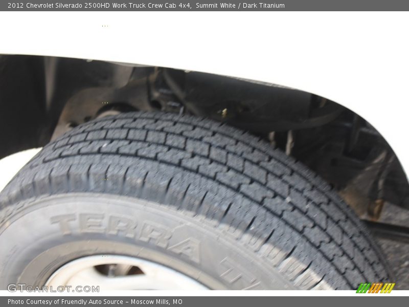 Summit White / Dark Titanium 2012 Chevrolet Silverado 2500HD Work Truck Crew Cab 4x4