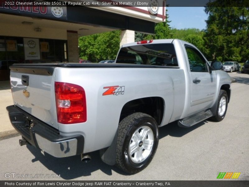 Silver Ice Metallic / Ebony 2012 Chevrolet Silverado 1500 LT Regular Cab 4x4