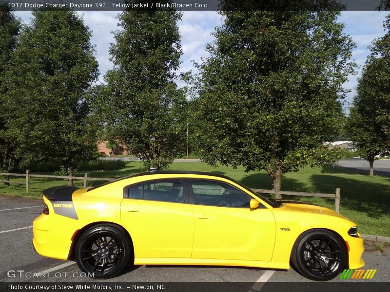 Yellow Jacket / Black/Brazen Gold 2017 Dodge Charger Daytona 392