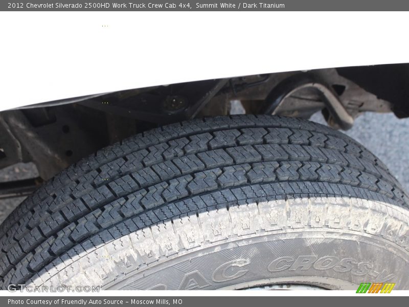 Summit White / Dark Titanium 2012 Chevrolet Silverado 2500HD Work Truck Crew Cab 4x4