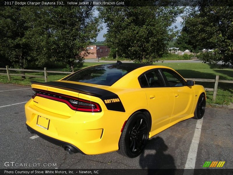 Yellow Jacket / Black/Brazen Gold 2017 Dodge Charger Daytona 392
