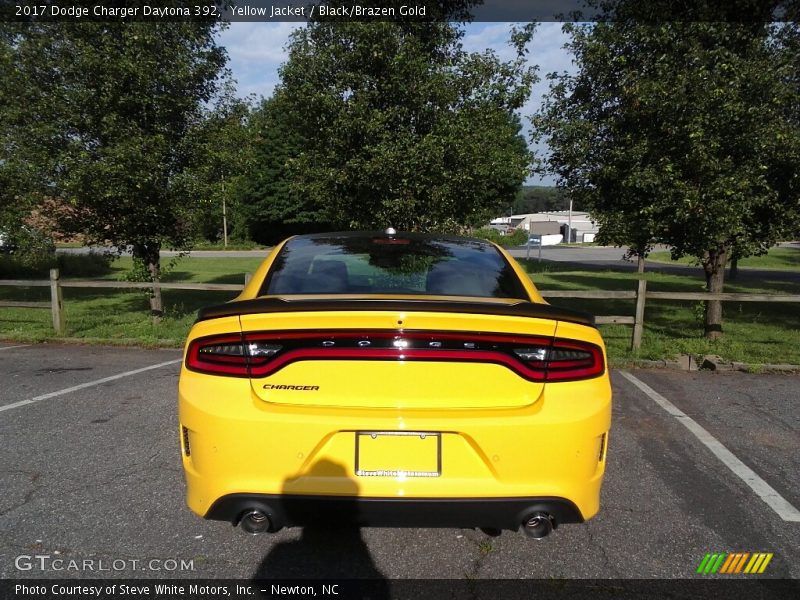 Yellow Jacket / Black/Brazen Gold 2017 Dodge Charger Daytona 392
