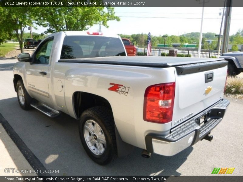 Silver Ice Metallic / Ebony 2012 Chevrolet Silverado 1500 LT Regular Cab 4x4
