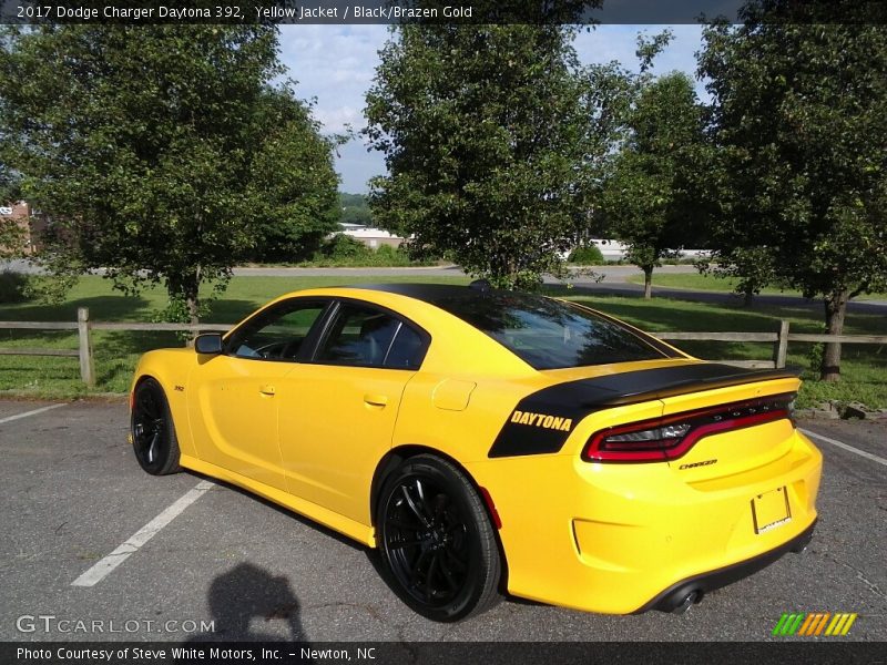Yellow Jacket / Black/Brazen Gold 2017 Dodge Charger Daytona 392