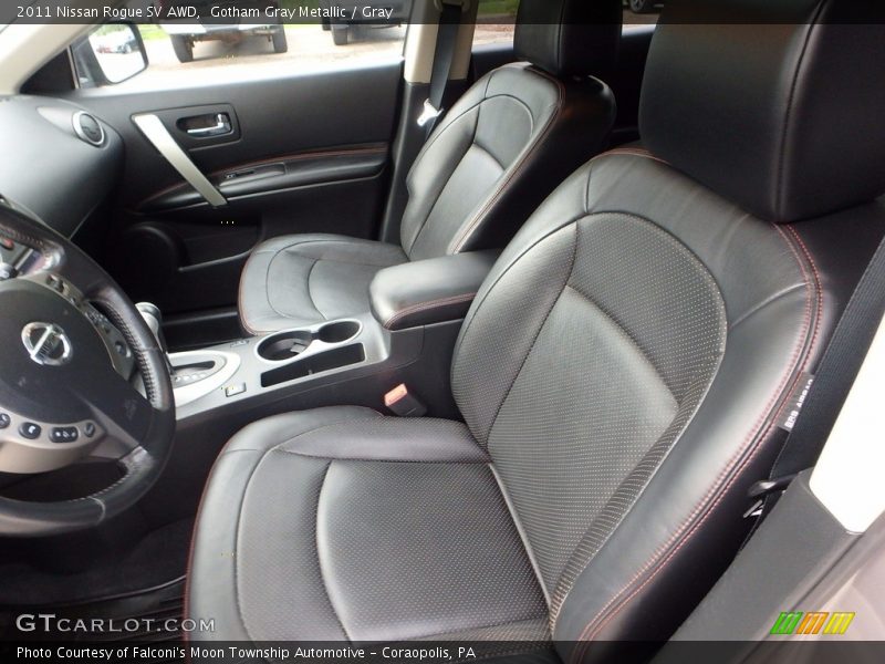 Gotham Gray Metallic / Gray 2011 Nissan Rogue SV AWD