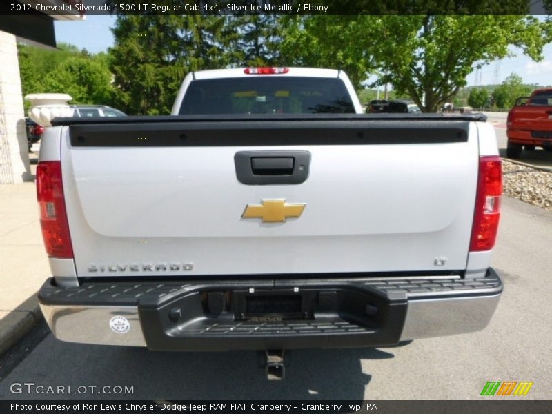 Silver Ice Metallic / Ebony 2012 Chevrolet Silverado 1500 LT Regular Cab 4x4