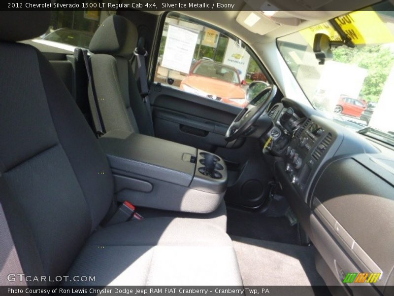 Silver Ice Metallic / Ebony 2012 Chevrolet Silverado 1500 LT Regular Cab 4x4