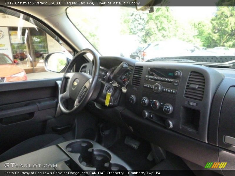 Silver Ice Metallic / Ebony 2012 Chevrolet Silverado 1500 LT Regular Cab 4x4