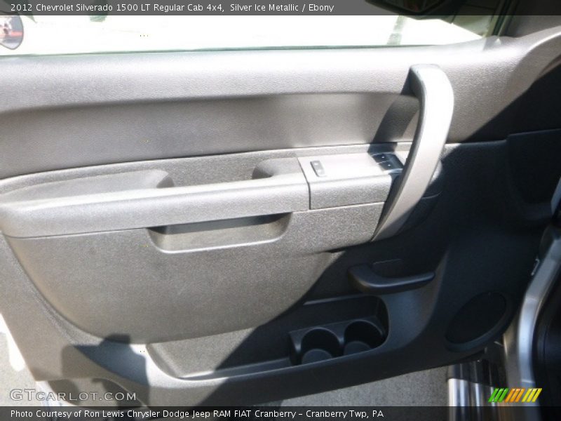 Silver Ice Metallic / Ebony 2012 Chevrolet Silverado 1500 LT Regular Cab 4x4