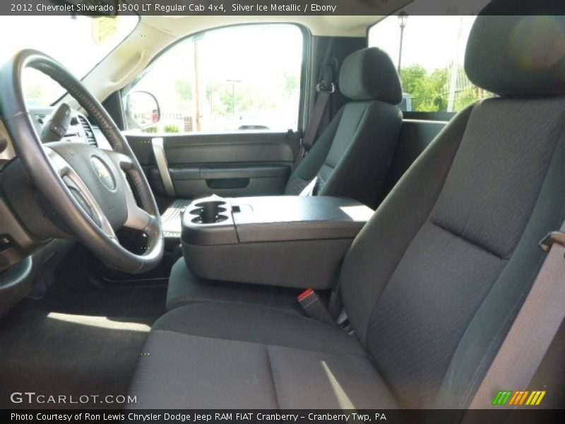 Silver Ice Metallic / Ebony 2012 Chevrolet Silverado 1500 LT Regular Cab 4x4