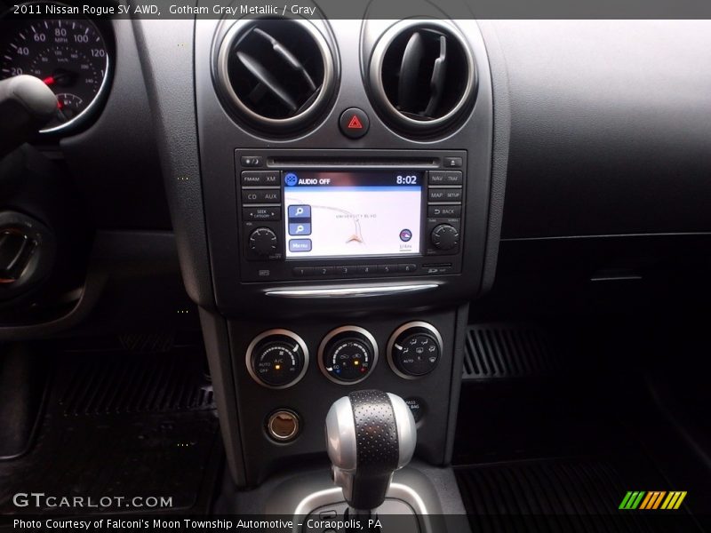 Gotham Gray Metallic / Gray 2011 Nissan Rogue SV AWD