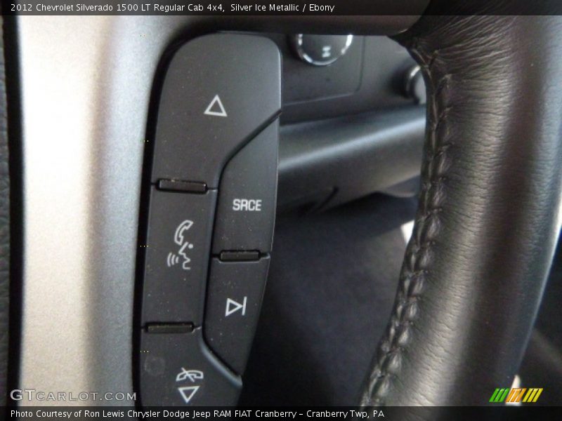 Silver Ice Metallic / Ebony 2012 Chevrolet Silverado 1500 LT Regular Cab 4x4