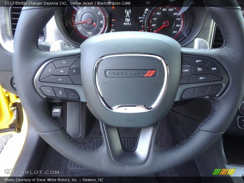Yellow Jacket / Black/Brazen Gold 2017 Dodge Charger Daytona 392