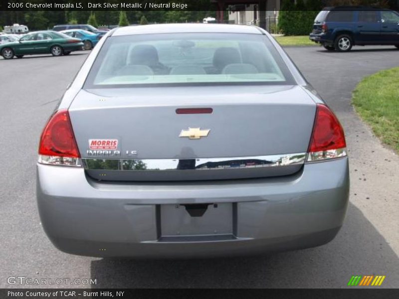 Dark Silver Metallic / Neutral Beige 2006 Chevrolet Impala LS
