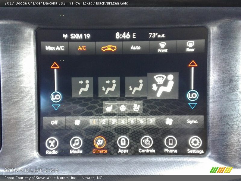 Yellow Jacket / Black/Brazen Gold 2017 Dodge Charger Daytona 392