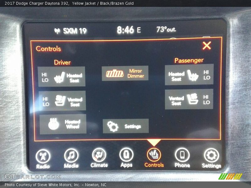 Yellow Jacket / Black/Brazen Gold 2017 Dodge Charger Daytona 392