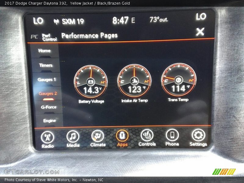 Yellow Jacket / Black/Brazen Gold 2017 Dodge Charger Daytona 392