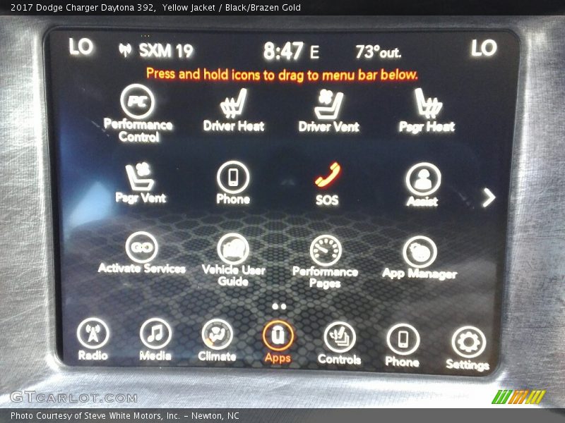 Yellow Jacket / Black/Brazen Gold 2017 Dodge Charger Daytona 392