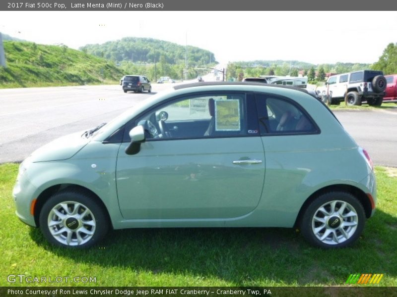  2017 500c Pop Latte Menta (Mint)