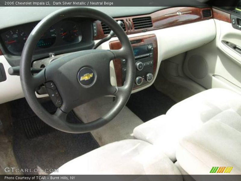 Dark Silver Metallic / Neutral Beige 2006 Chevrolet Impala LS