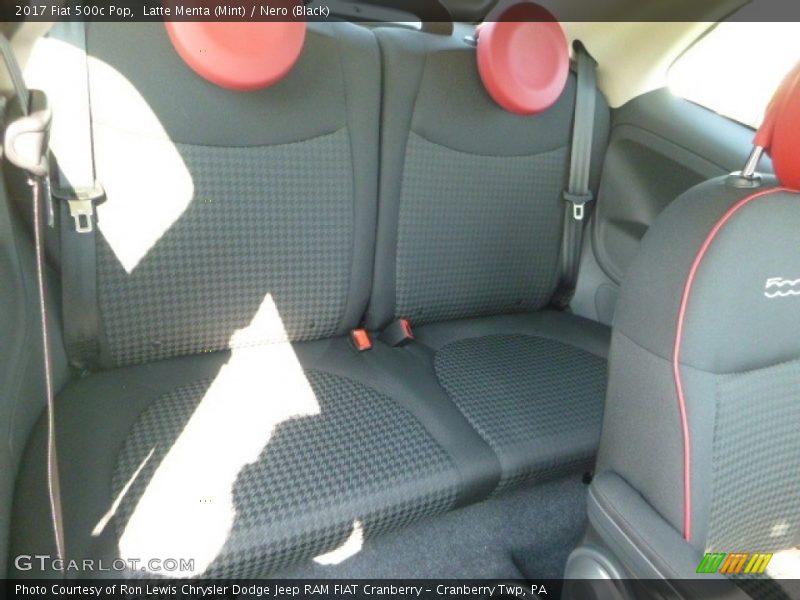 Rear Seat of 2017 500c Pop