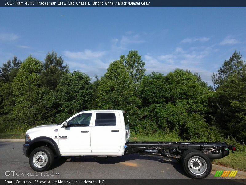 Bright White / Black/Diesel Gray 2017 Ram 4500 Tradesman Crew Cab Chassis