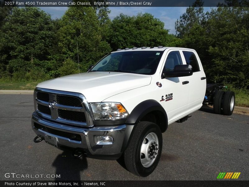 Bright White / Black/Diesel Gray 2017 Ram 4500 Tradesman Crew Cab Chassis