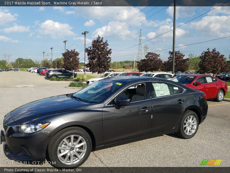 Machine Gray Metallic / Sand 2017 Mazda Mazda6 Sport