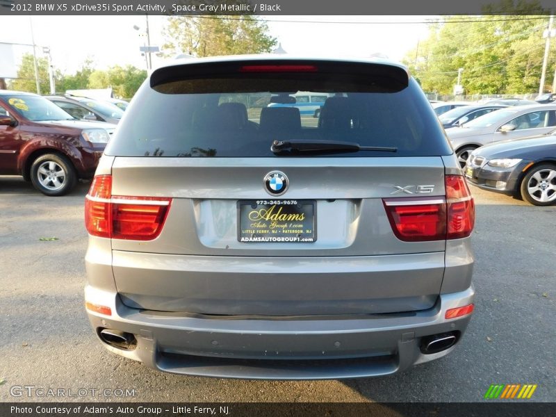 Space Gray Metallic / Black 2012 BMW X5 xDrive35i Sport Activity