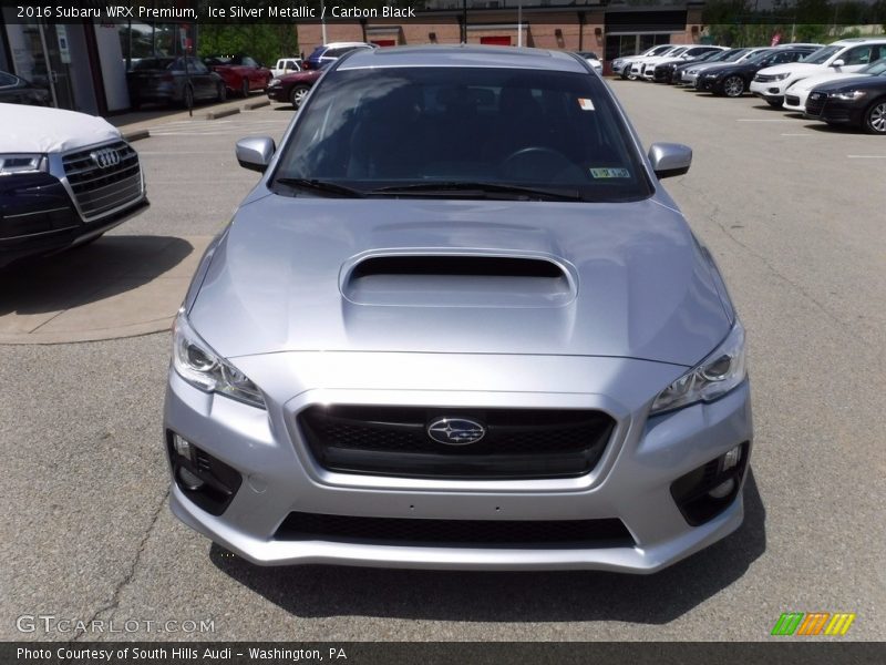 Ice Silver Metallic / Carbon Black 2016 Subaru WRX Premium