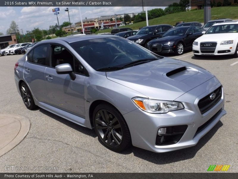 Ice Silver Metallic / Carbon Black 2016 Subaru WRX Premium