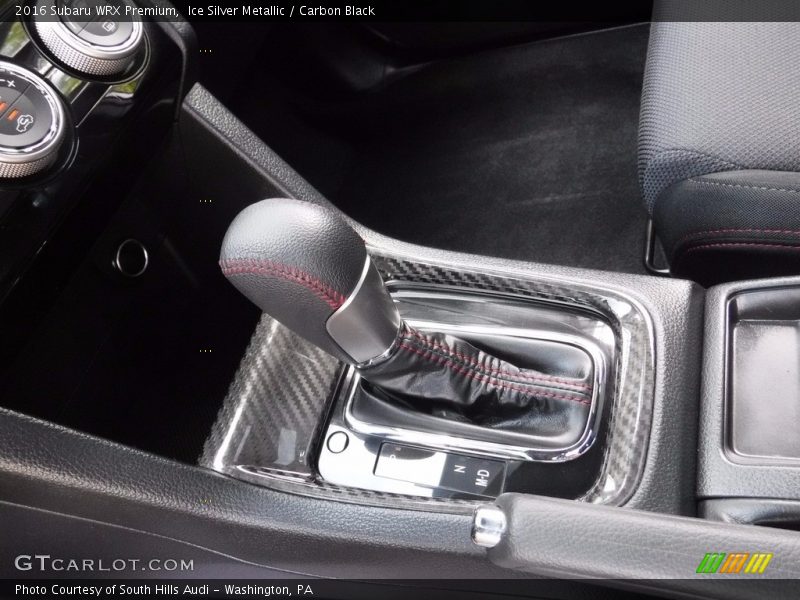 Ice Silver Metallic / Carbon Black 2016 Subaru WRX Premium