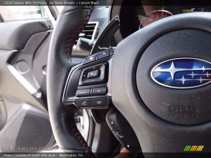 Ice Silver Metallic / Carbon Black 2016 Subaru WRX Premium