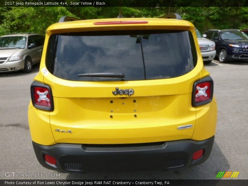 Solar Yellow / Black 2017 Jeep Renegade Latitude 4x4
